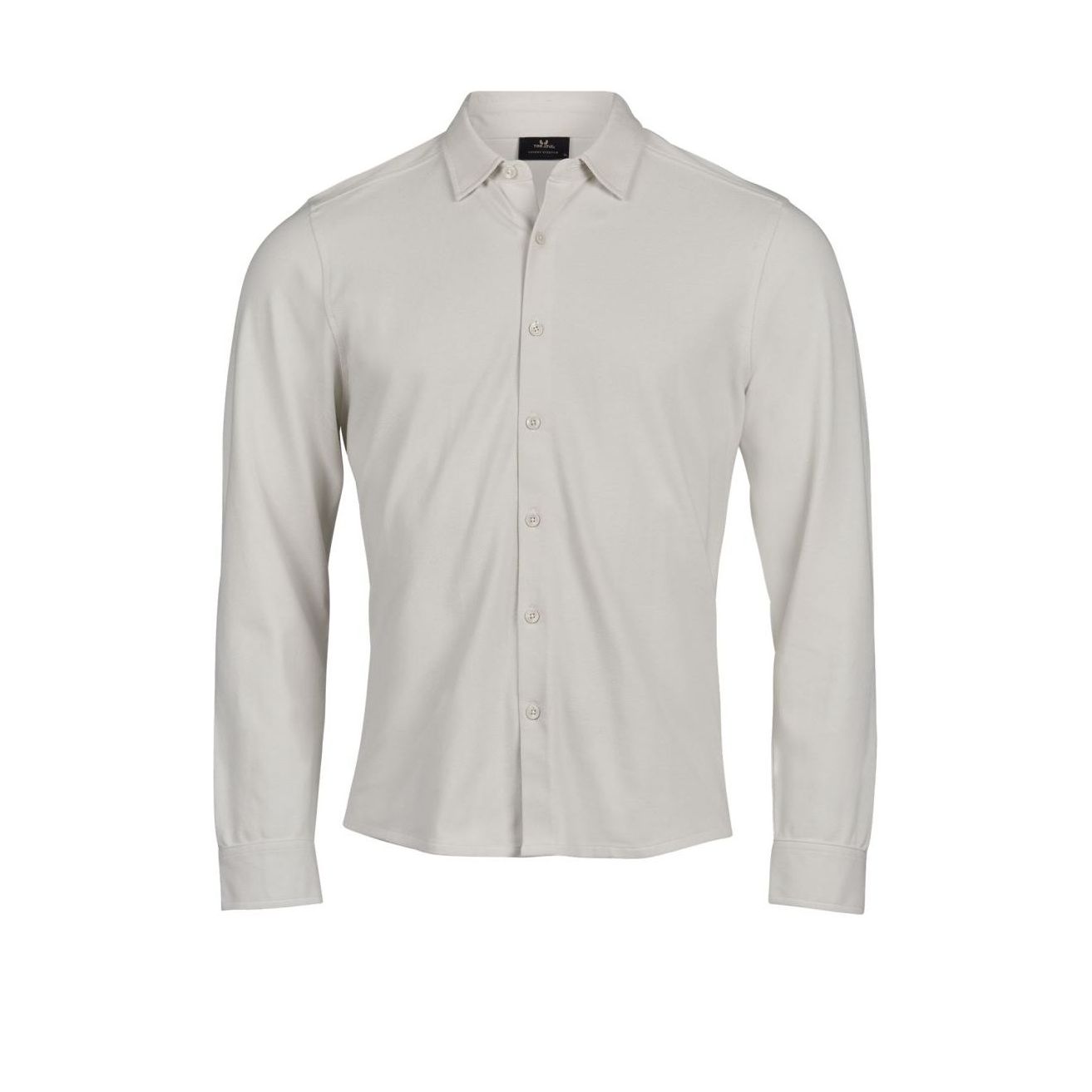 TJ 1416 Košile piqué s dlouhým rukávem "Luxury Stretch"