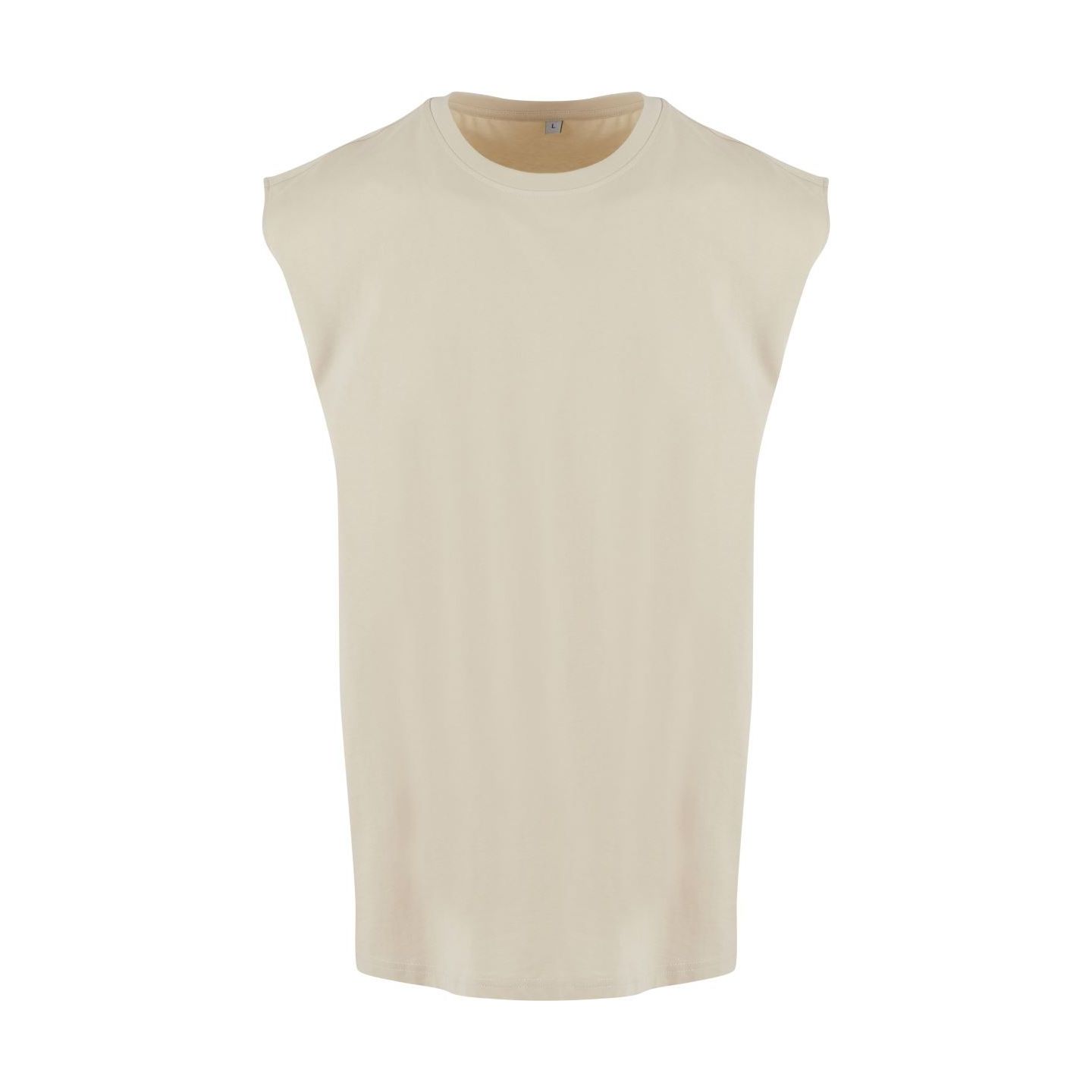 NM 016 Tričko bez rukávů z těžké bavlny