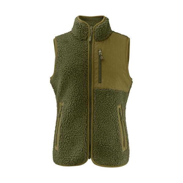 Kingsley Fleece Vest Women Dámská fleecová vesta Sherpa "Two-Tone"