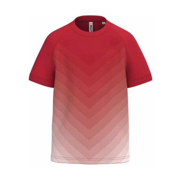 PA 4048 Dětské sportovní tričko s barevným gradientem