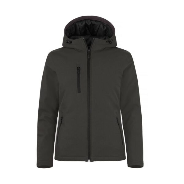 Padded Hooded Softshell Women Dámská zateplená softshellová bunda s kapucí