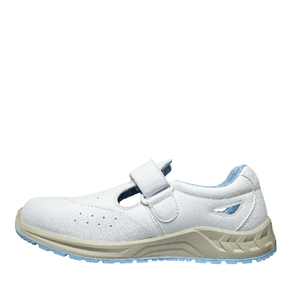 0677020710 WHITE S1 ESD Sandal 02