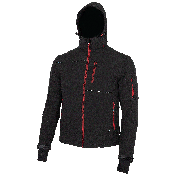 0693180060 RUFUS Jacket blackred logo BNN 1