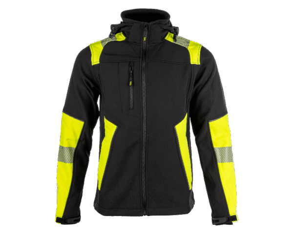 REFLECTOS Jacket black/yellow