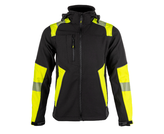 REFLECTOS Jacket black/yellow